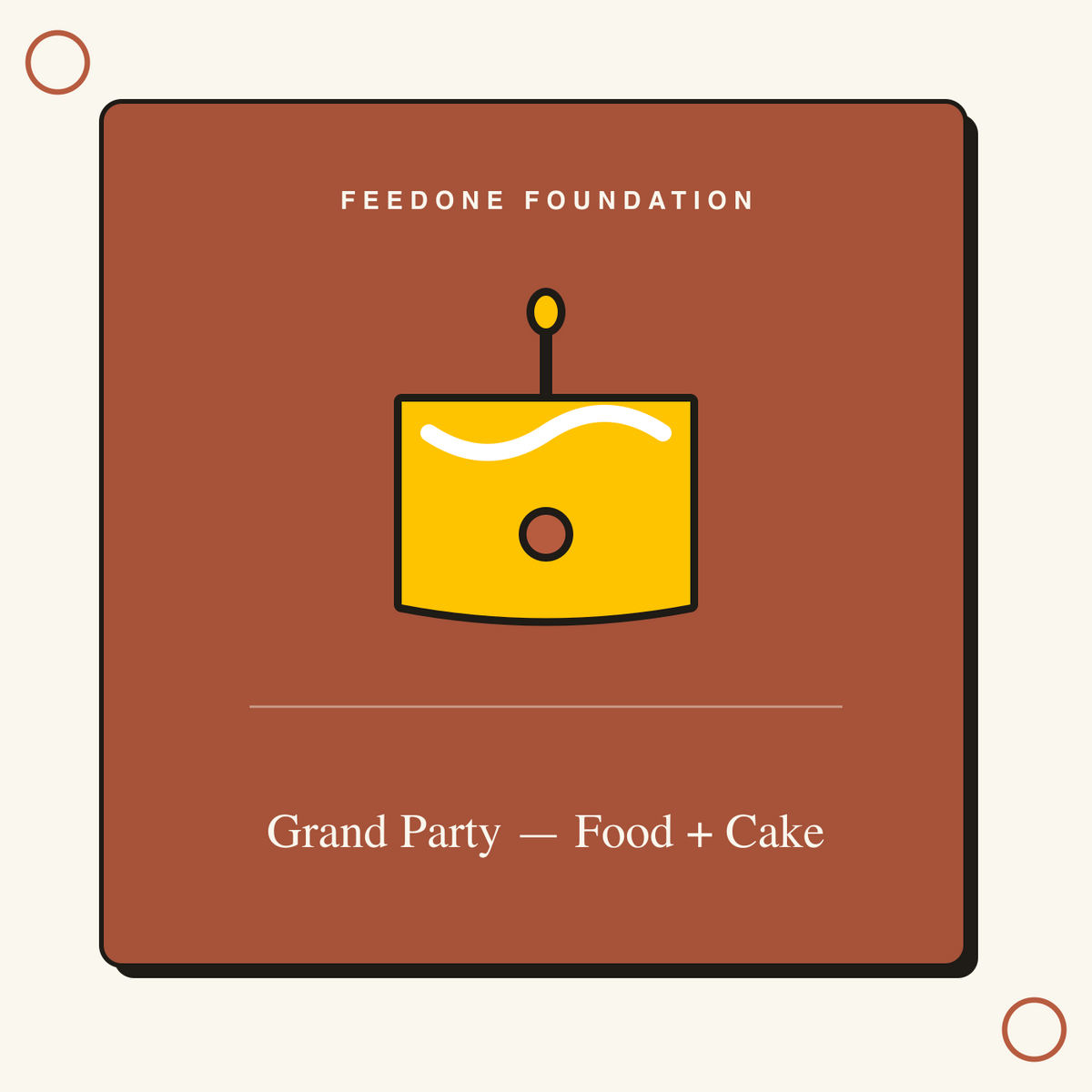 Grand Party Food and Cake